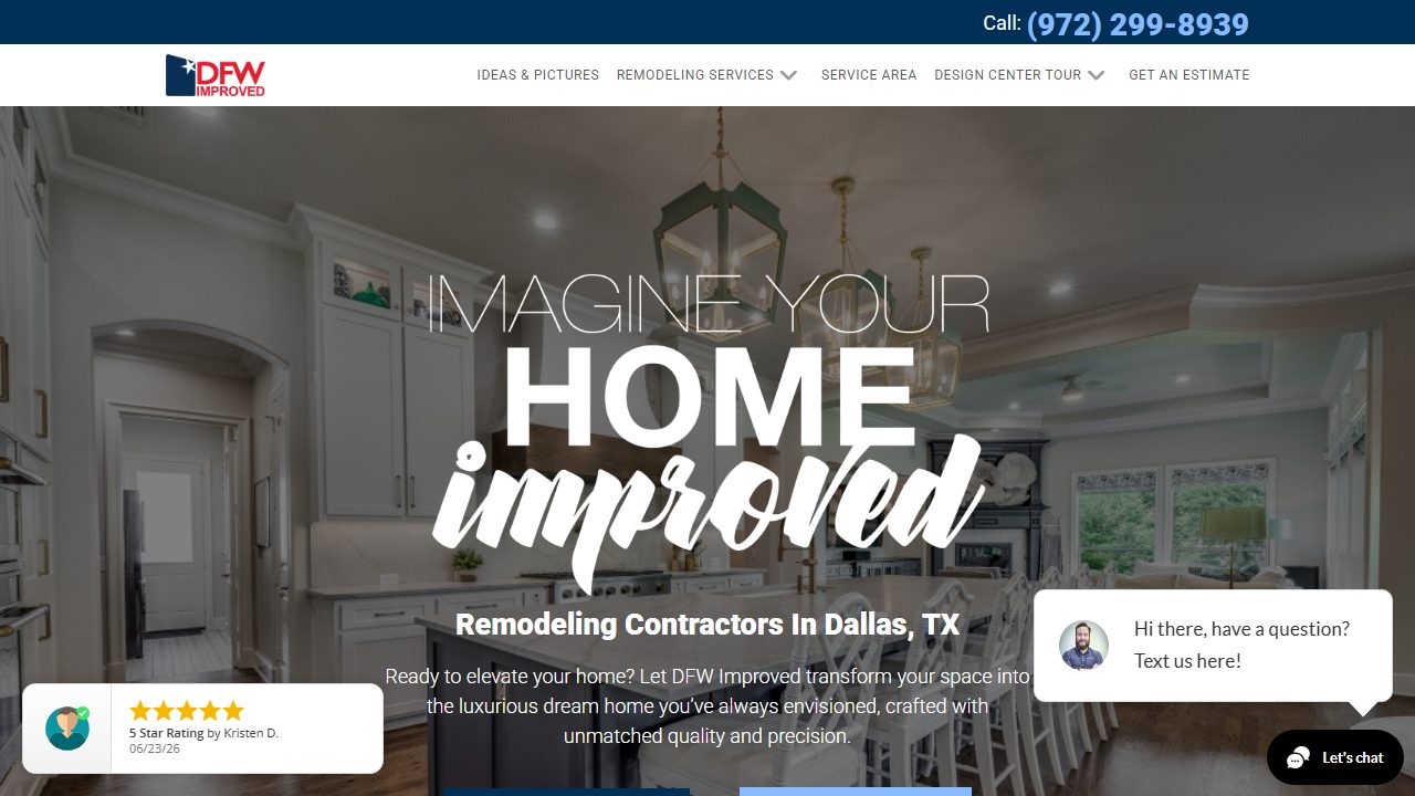 DFW Improved website preview