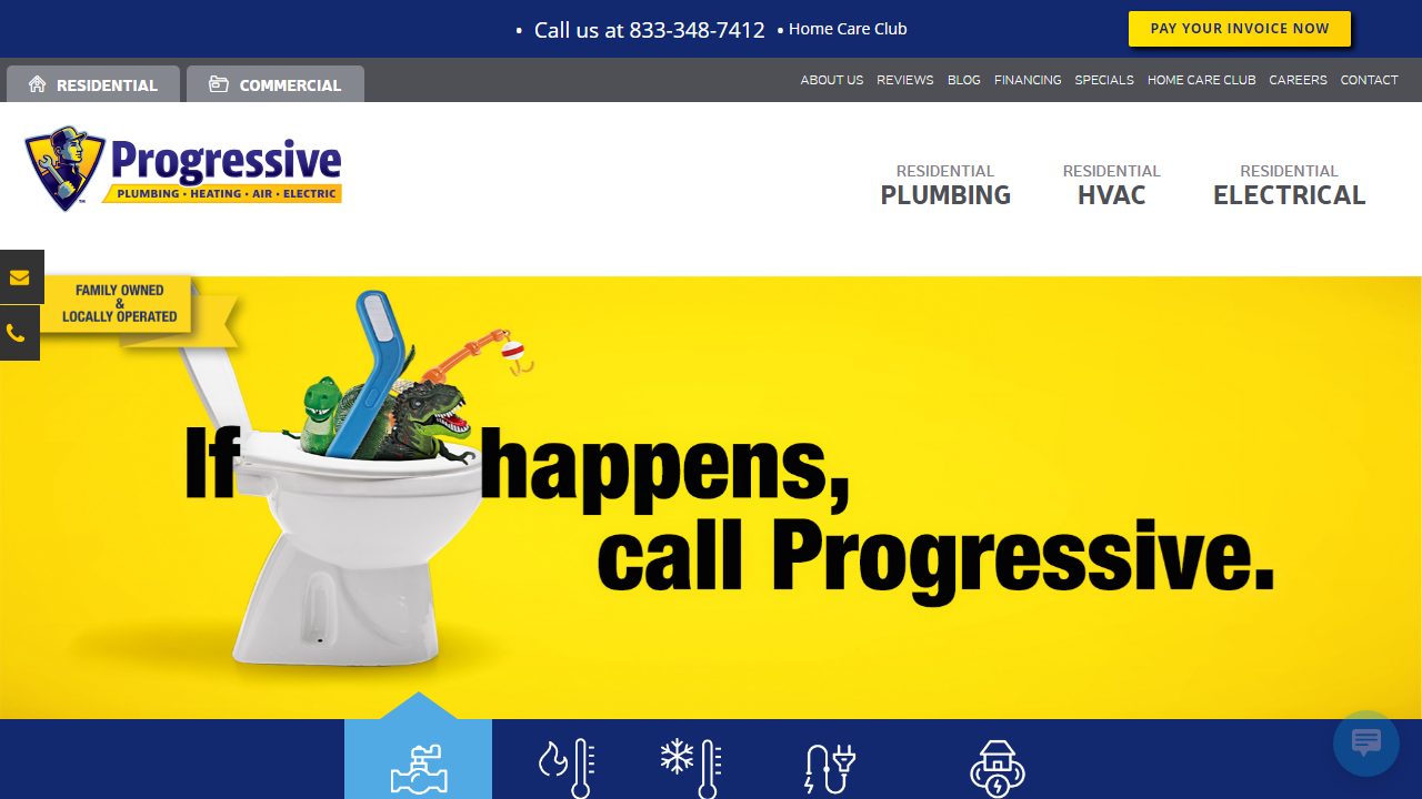 Progressive Service Company website preview